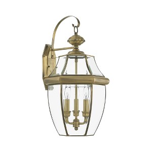 Livex Lighting Monterey 3 - Light Wall Light in  Antique Brass - 1 of 4