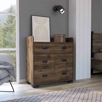 ALEXOUN 5 Drawers Dresser for Bedroom - Storage Cabinet,Large Capacity & Multi-Functional for Kitchen,Living Room,Hallway