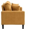 Kumasinova 57" High 2-Seater Sofa, Resilience Loveseat with Wooden Frame, Upholstered Sponge Cushions, 2 Pillows, Perfect Couches for Living Room - 3 of 4