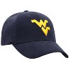 NCAA West Virginia Mountaineers Structured Brushed Cotton Vapor Ballcap: Adjustable Adult Hat - 2 of 4