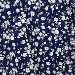navy blue small white