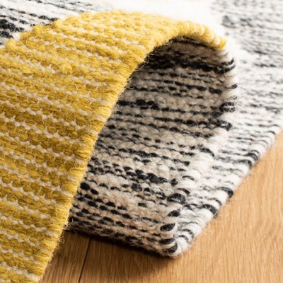 Kenya Hand-Knotted Wool Geometric 4' x 6' Area Rug