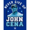 Juniors Womens WWE John Cena Never Give Up Blue Logo T-Shirt - 2 of 4