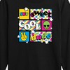 Boys' - Instant Message - Throwback Pattern Grid Long Sleeve Graphic T-Shirt - 2 of 4