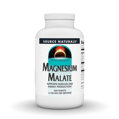 Magnesium Malate by Source Naturals, Inc.  -  360 Tablet