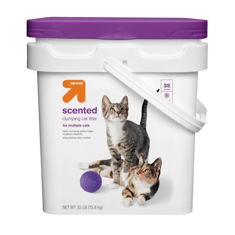 Scented Clumping Cat Litter Pail - up & up™, 1 of 6