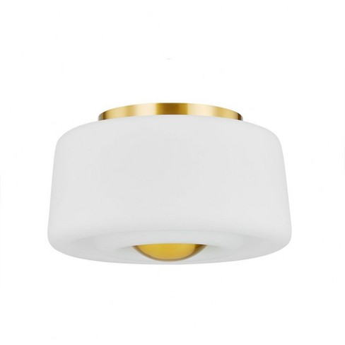 Mitzi Ciela 2 - Light Flush Mount in  Aged Brass - image 1 of 1