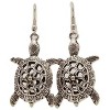 Hollywood Sensation Turtle Retro Vintage Drop Dangle Earring - 2 of 3