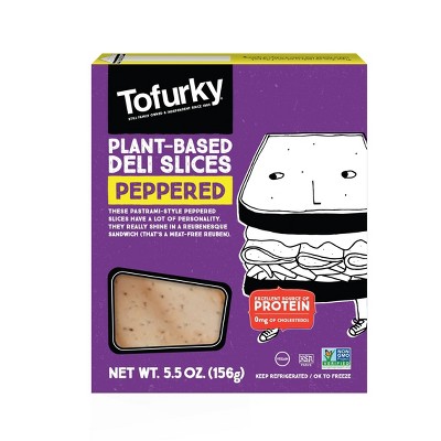 Tofurky Peppered Plant-Based Deli Slices - 5.5oz