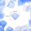 Unique Bargains Decoration Wedding Party Silk Artificial Flower Petals Sky Blue 2000 Pcs - 2 of 4