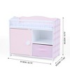 Olivia's Little World Princess Wooden Baby Doll Crib with Storage & Bedding - 4 of 4