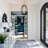 Rennnsan Zimoria 17"W 4-Light Geometric Lantern Mid-Century Modern Dimmable Chandelier in Black - 4 of 4