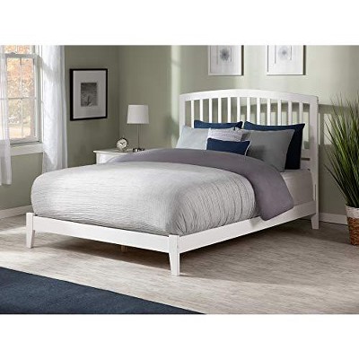 AFI Furnishings Richmond Queen Traditional Bed with Open Footboard and Turbo Charger in White