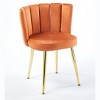 NicBex Set of 2 Modern Dining Chairs with Cushions and Comfortable Backrest,Velvet Armless Chairs for Kitchen,Living Room - 4 of 4