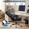 High Back Ergonomic Office Chair, Adjustable Lumbar Support & Headrest, Swivel Task Chair with Up Armrests, Height Adjustable Desk Chair for Home - 4 of 4