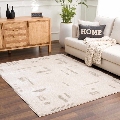 Hauteloom Azriel Gray Washable Area Rug