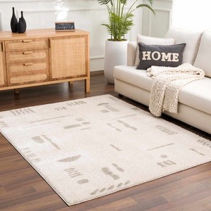 Hauteloom Azriel Gray Washable Area Rug - 1 of 4