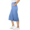 Woman Within Petite Elastic-Waist Pull-On Knit Pocket Capri Pants - 4 of 4