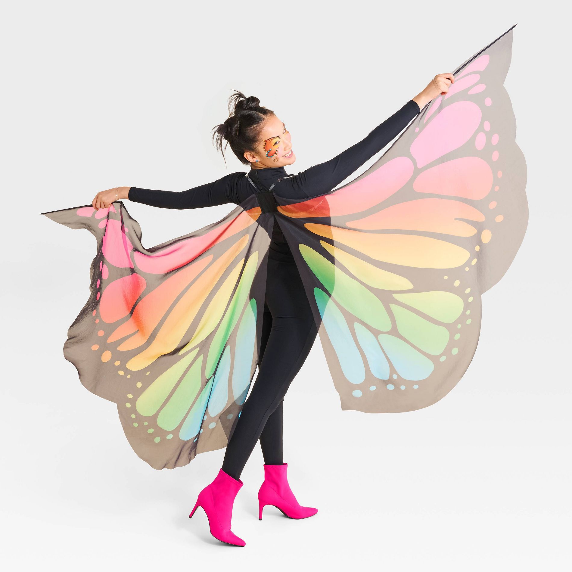 Women's Giant Costume Butterfly Wings - Hyde and EEK! Boutique™ Neon One Size