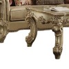 Acme Furniture Vendome II Sofa Bone Synthetic Leather/Gold Patina - 4 of 4