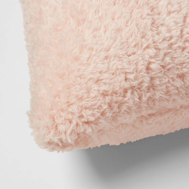 Faux Shearling Square Pillow - Room Essentials™, 6 of 9