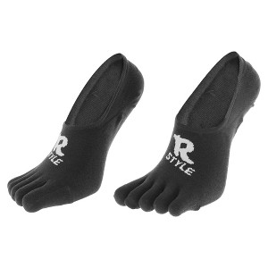 Unique Bargains Men's Soft Classic Five Toe Socks 1 Pair - 1 of 4
