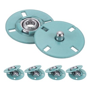 Unique Bargains Alloy Invisible Durable High Hardness Buckle Fasteners Press Studs Buttons 5 Pcs - 1 of 4