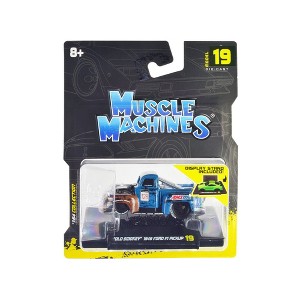 Muscle Machines -1949 Chuckles Gar Old Smokey Ford F-1 Pickup - Blue - 1 of 3