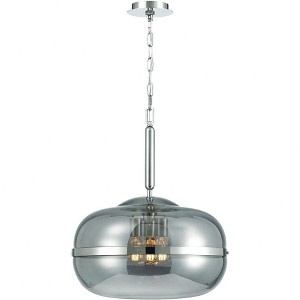 Eurofase Lighting Nottingham 3 - Light Pendant in  Nickel - 1 of 3