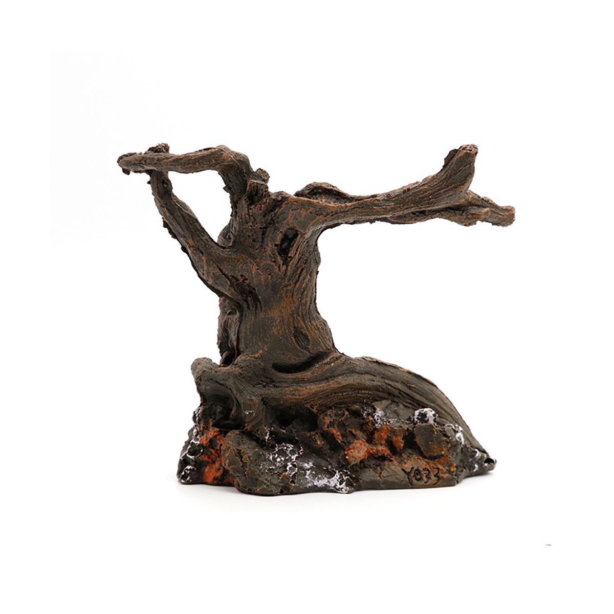 Hermit Crab Climbing Toy Resin Tree Trunk Ornament Aquarium Decoration for Reptile Lizard Newt Hermit Crab Y330 Simulated Tree Roots - thumbnail 9
