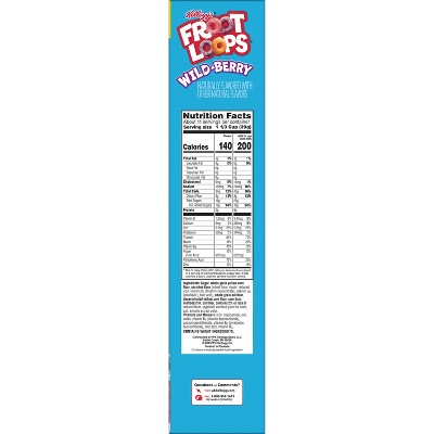 Kellogg's Froot Loops Wild Berry Family Size Breakfast Cereal - 16.1oz