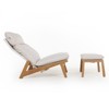 GRANDPATIO Patio Aluminum Adjustable Chair With Ottoman - 3 of 4