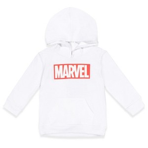 Marvel Comics Iconic Logo Fleece Pullover Hoodie Toddler to Big Kid - 1 of 4