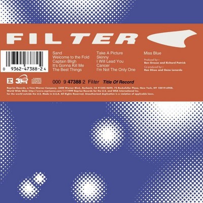 Filter - Title Of Record (CD)