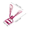 Unique Bargains 1 Pcs Women Convenient Eyelash Curler for Travel Rose Red - 2 of 3