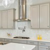 Cobbe Brushed Nickel Pot Filler Faucet Kitchen Sink Wall Mounted Collapsible Mixer with Double Section Swing Arms - 3 of 4