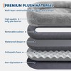 67"x43"x8" Human Dog Bed for Adult & Pets, Faux Fur Removable Human Dogs Bed with Pillow, Portable Handle, Side Pocket - 3 of 4
