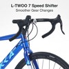 VASIP 700C Road Bike ,7 Speed Road Bike, for Men Women ,Aluminum Alloy Frame - 2 of 4