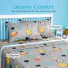 Joyin Kids Twin Sheet Set Astronaut 3 Piece Bed Sheets Deep Pocket Wrinkle Free Cozy Toddler Bedding Set Soft Microfiber Fade Resistant Breathable - 3 of 4