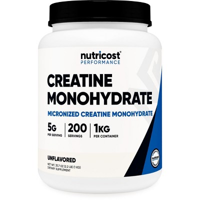 Nutricost Creatine Monohydrate Powder | Pure Micronized Creatine Monohydrate Powder For Pre- and Post-Workout