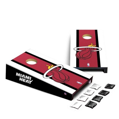 NBA Miami Heat Desktop Cornhole Board Set