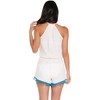 Women's Pom Pom Romper - Beach Habitat - 2 of 2