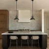 ALOADECOR 1-Light 13" Modern Industrial Single Dome Pendant Light for Kitchen Island - 2 of 4