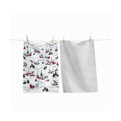 TAG Winter Vignette Dishtowel S/2