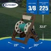 Suncast 225 Foot Capacity Durable Hosemobile Pro Garden Hose Reel Cart, Mocha - 3 of 4
