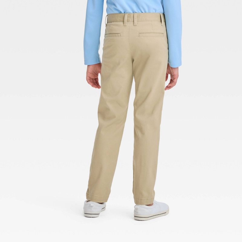 Boys' Skinny Fit Uniform Pants - Cat & Jack™, 3 of 5