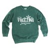 Simply Sage Market It's Freezing Season Garment Dyed Sweatshirt - 2 of 4