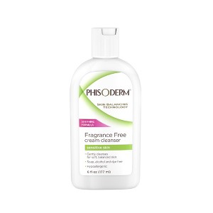 Phisoderm Cream Cleanser Sensitive Skin Alcohol Free Fragrance Free Gentle 6oz - 1 of 4