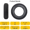 Trailer Tires,Load Range,Heavy Duty Bias Ply Vacuum Tires for Small Light Trailers Boat Towing Caravans Campers Utility Cargo,2 Pack - 4 of 4
