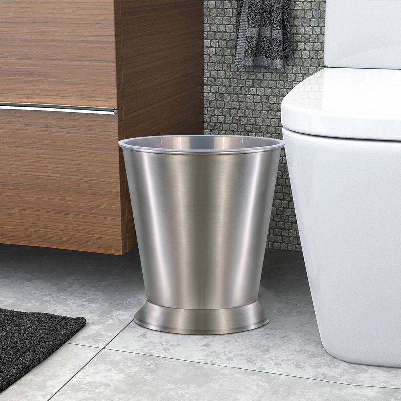 Rosemont Bathroom Wastebasket - Nu Steel, 5 of 8